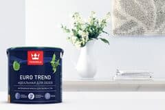 Tikkurila Euro Trend Краска для обоев и стен интерьерная Матовая "База А"9L