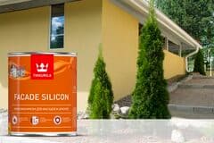 Tikkurila Facade Silicon Краска акриловая для фасадов и цоколей Глубокоматовая "База С " 2,7L