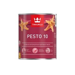 Tikkurila Pesto 10 Стойкая универсальная матовая эмаль "База А" 2,7L 2
