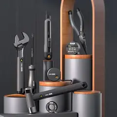 Набор ручного инструмента DELI Home Series HT0008 8 предметов, эксклюзивный дизайн, софттач пластик 2