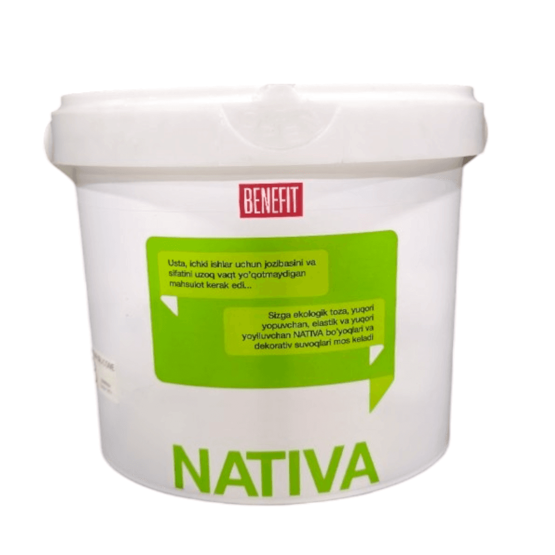 NATIVA SILICONE Краска силиконовая для внутренних работ "База А" (ВД-АК-1180) 20кг