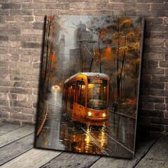Трамвай осенью 5